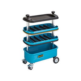 Hazet Werkzeugwagen Assistent 166N Carro de Herramientas Profesional, Azul/Negro, Mecanismo Abatible