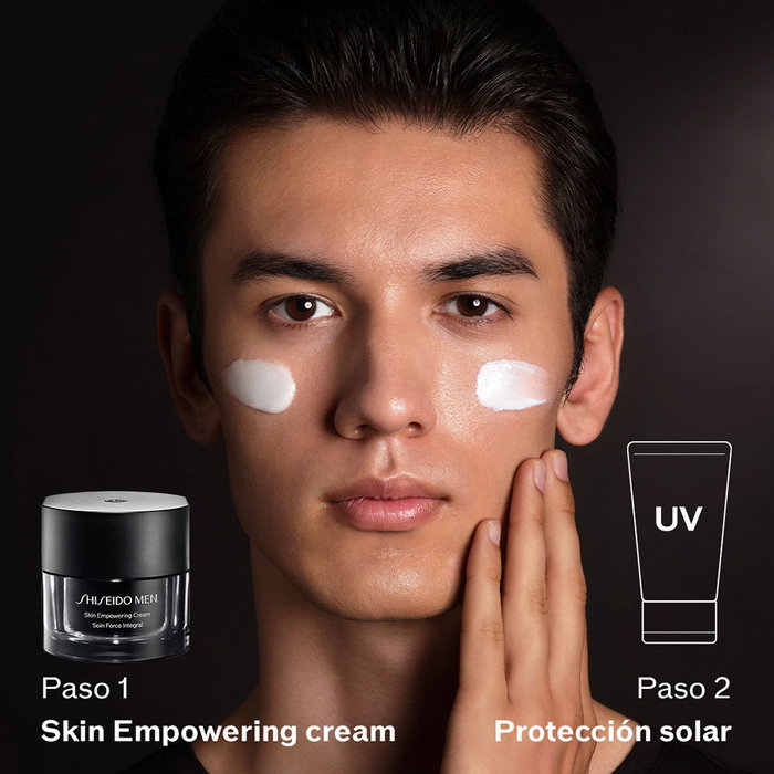 Shiseido Crema Empoderadora Anti-Edad con Retinol ACE para Hombre - 50 ml - Refill - Aumenta Firmeza 78%, Suavidad 86%, Tecnología Soft Shell