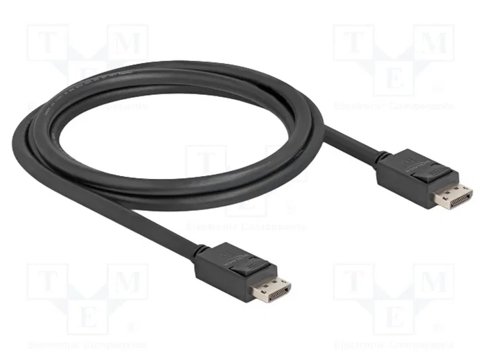 DeLOCK Cable DisplayPort 81175 16K 60 Hz 80 Gbps 1,8 m DeLOCK Cable DisplayPort 81175 16K 60 Hz 80 Gbps 1,8 m