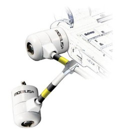 Mobilis Cable Antirrobo Blanco 1,8 m