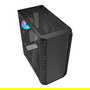 Sharkoon AK2 RGB Midi Tower Negro ATX PC con Iluminación RGB y Panel de Vidrio Templado