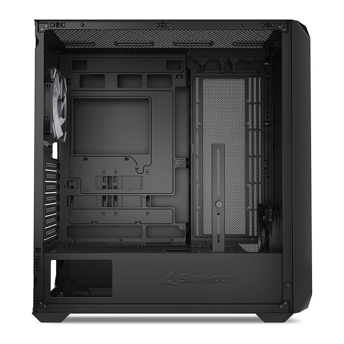 Sharkoon AK2 RGB Midi Tower Negro ATX PC con Iluminación RGB y Panel de Vidrio Templado