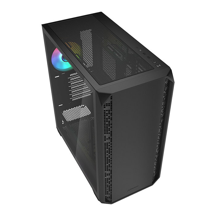 Sharkoon AK2 RGB Midi Tower Negro con Cristal Templado Sharkoon AK2 RGB Midi Tower Negro con Cristal Templado
