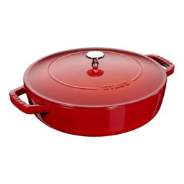 Zwilling Staub Chistera Roaster redonda de 28 cm rojo cereza con tapa
