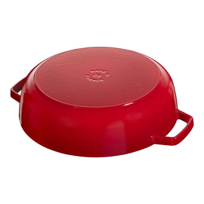 Staub Chistera Roaster redonda 28 cm color rojo cereza con tapa - 40511-474-0 / 405114740