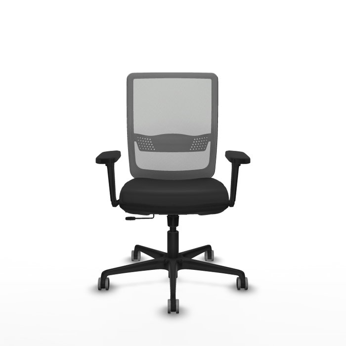 PIQUERAS Y CRESPO Silla de oficina Haches Negro y Gris PIQUERAS Y CRESPO Silla de oficina Haches Negro y Gris