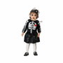 Disfraz Halloween Bebé 24 Meses Vestido Esqueleto Negro con Falda Brillante