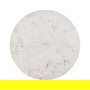 Mesa Centro Blanco Mármol/Madera Salón 75 X 75 X 40 cm