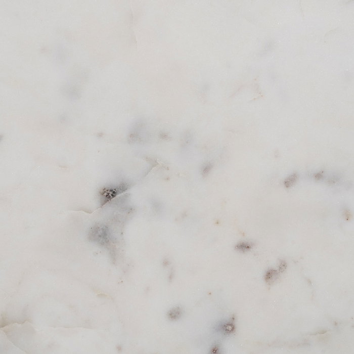 Mesa Centro Blanco Mármol/Madera Salón 75 X 75 X 40 cm