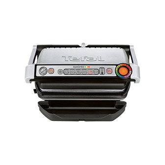 Tefal OptiGrill+ GC712D12 Parrilla Eléctrica Plata
