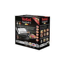 Tefal OptiGrill+ GC712D12 Parrilla Eléctrica Plata