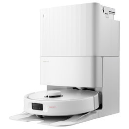 Roborock Q Revo MaxV - Robot aspirador y fregador inteligente con estación de auto vaciado y limpieza, navegación LiDAR, 7000 Pa, carga automática, color Blanco