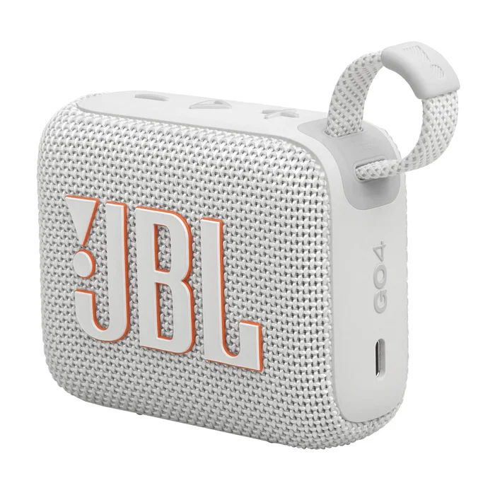 JBL Go 4 Altavoz Bluetooth Portátil, 4.2W, Resistente al Agua y Polvo IP67, Autonomía 7h, Color Blanco