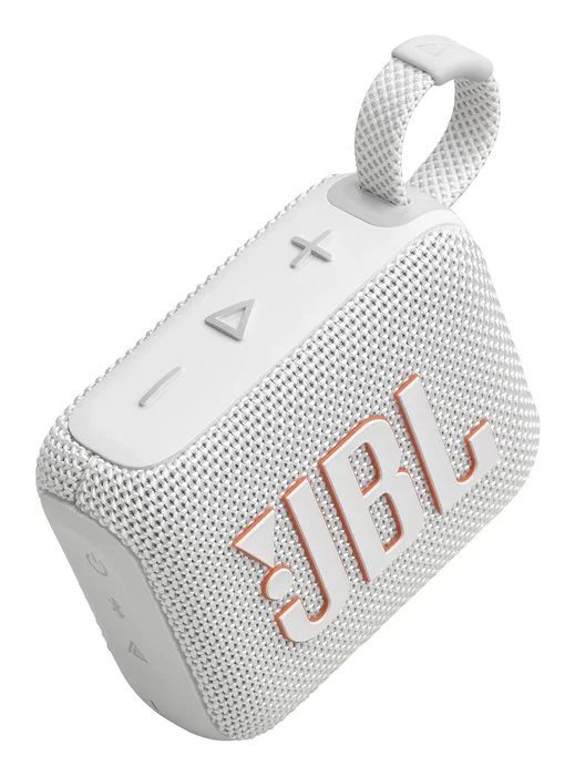 JBL Go 4 Altavoz Bluetooth Portátil, 4.2W, Resistente al Agua y Polvo IP67, Autonomía 7h, Color Blanco