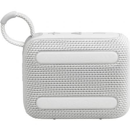 JBL GO 4 Altavoz Bluetooth Portátil 4.2W Blanco, 7h Reproducción, IP67, Bluetooth 5.3