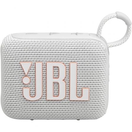 JBL GO 4 Altavoz Bluetooth Portátil 4.2W Blanco, 7h Reproducción, IP67, Bluetooth 5.3