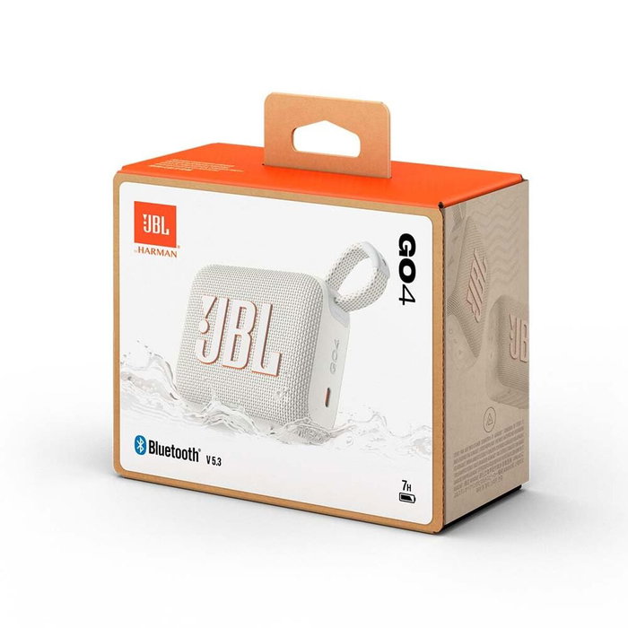 JBL Go 4 Altavoz Bluetooth Portátil Blanco JBL Go 4 Altavoz Bluetooth Portátil Blanco