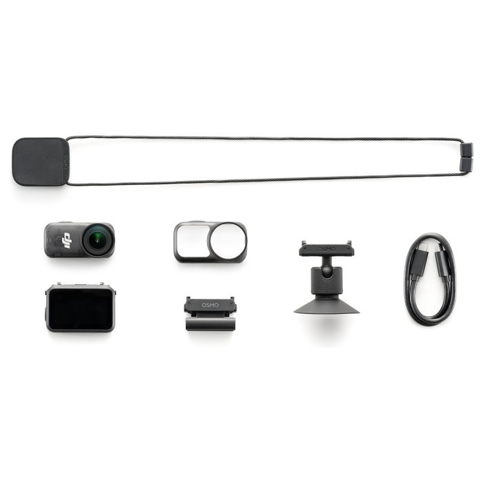 DJI Osmo Nano Standard Combo Cámara de Acción 4K Ultra HD, 35 MP, 64 GB, Negro
