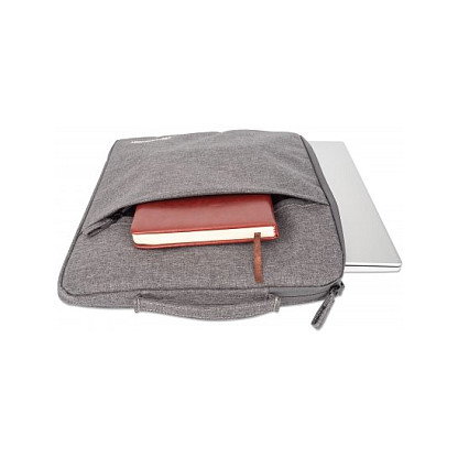 MANHATTAN Seattle Funda para Portátil 15.6 pulg. Gris Resistente al Agua
