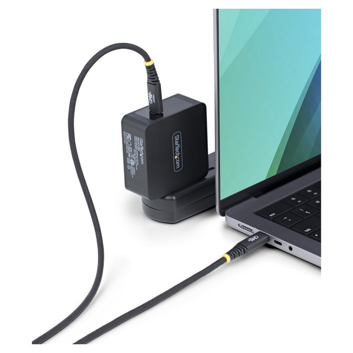 StarTech.com Cable de Carga USB-C a USB-C de 2m, 240W, 5A, Negro