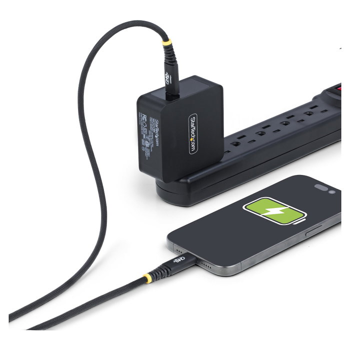 StarTech.com Cable de Carga USB-C a USB-C de 2m, 240W, 5A, Negro