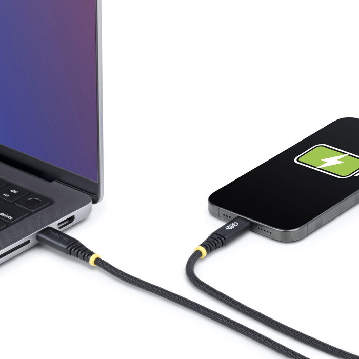 StarTech.com Cable de Carga USB-C a USB-C de 2m, 240W, 5A, Negro