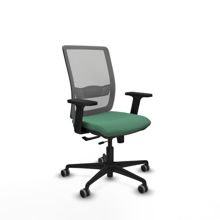 PIQUERAS Y CRESPO Silla de oficina Haches Verde Esmeralda y Gris PIQUERAS Y CRESPO Silla de oficina Haches Verde Esmeralda y Gris