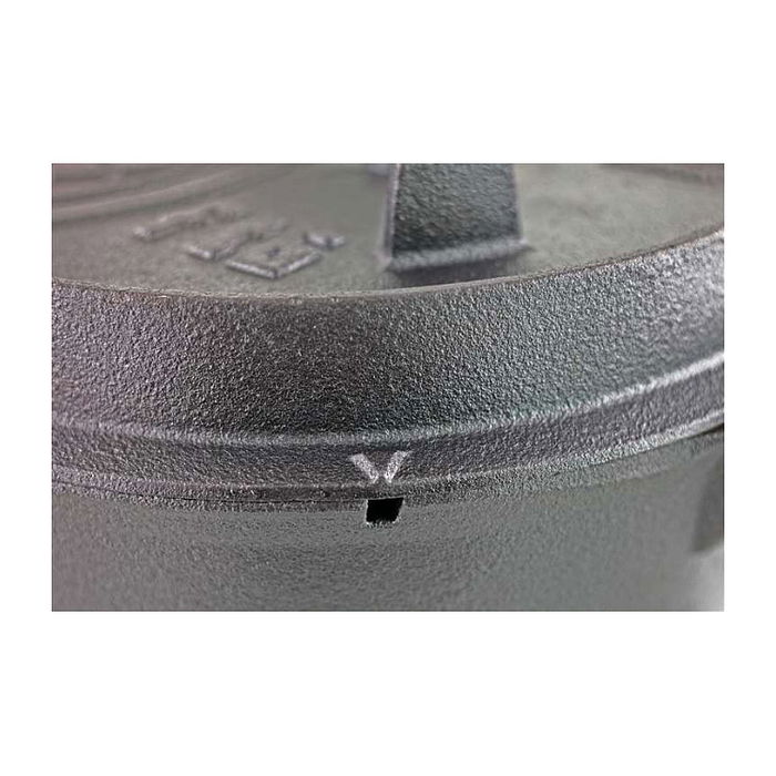 Petromax FT6 Feuertopf - Olla de Hierro Fundido para Horno, 5.7 Litros, Color Negro, 185 x 330 x 360 mm