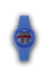 SAMI Reloj Cadete WR50M Redondo LCD con Luz de 7 Colores Incluye Caja Original