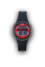 SAMI Reloj Cadete WR50M Redondo LCD con Luz de 7 Colores Incluye Caja Original