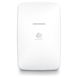 EnGenius ECW215 Punto de Acceso WiFi 6 AX1800 de Doble Banda 2.4 y 5 GHz, 1200 Mbps, 3 Puertos Gigabit, PoE, Interno, Blanco - para Montaje en Pared