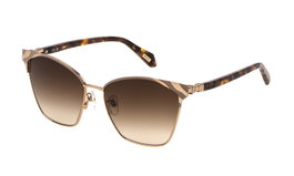 Just Cavalli SJC093-5802AM Gafas de sol con cristales marrones degradados y detalles dorados