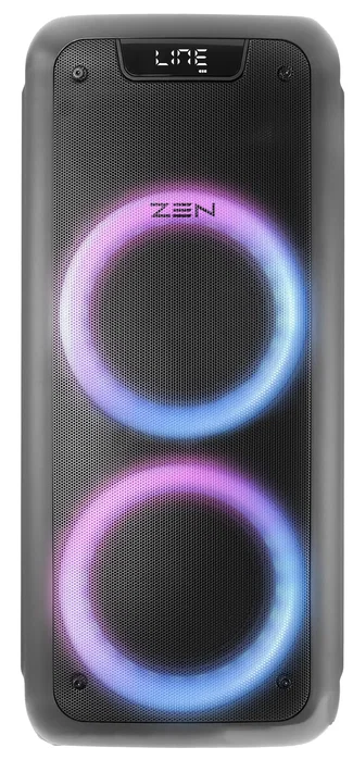 Zen Phoenix Altavoz Bluetooth 250W con Micrófono Inalámbrico Negro