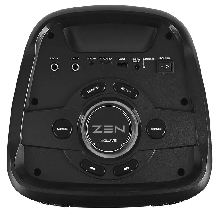 Zen Phoenix Altavoz Bluetooth 250W con Micrófono Inalámbrico Negro