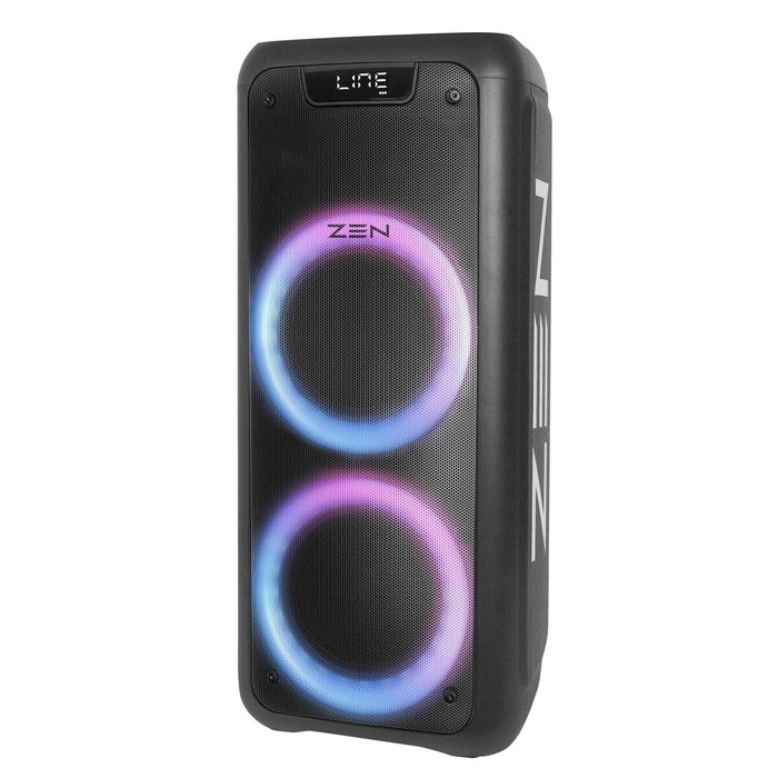 Zen Phoenix Altavoz Bluetooth 250W con Micrófono Inalámbrico Negro