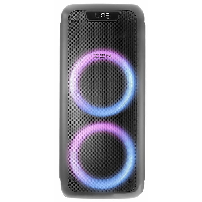 Zen Phoenix Altavoz Bluetooth 250W con Micrófono Inalámbrico Negro