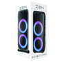 Zen Phoenix Altavoz Bluetooth 250W con Micrófono Inalámbrico Negro