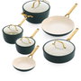 GreenPan Padova Reserve Set de cocina de 6 piezas, Verde pino