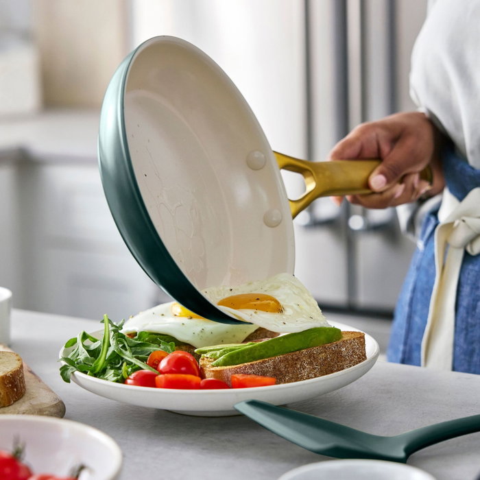 GreenPan Padova Reserve Set de cocina de 6 piezas, Verde pino GreenPan Padova Reserve Set de cocina de 6 piezas, Verde pino