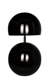 DKD Home Decor Lámpara de sobremesa de acero patinado Negro