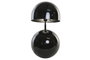 DKD Home Decor Lampara Sobremesa India lamps 1c25 Negro 31 x 59 x 31 cm