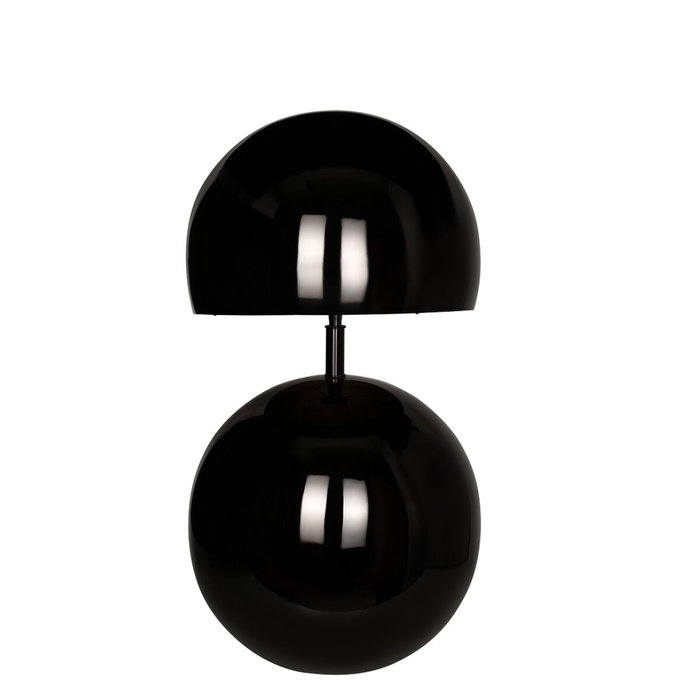 DKD Home Decor Lámpara de sobremesa de acero patinado Negro