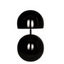 DKD Home Decor Lámpara de sobremesa de acero patinado Negro