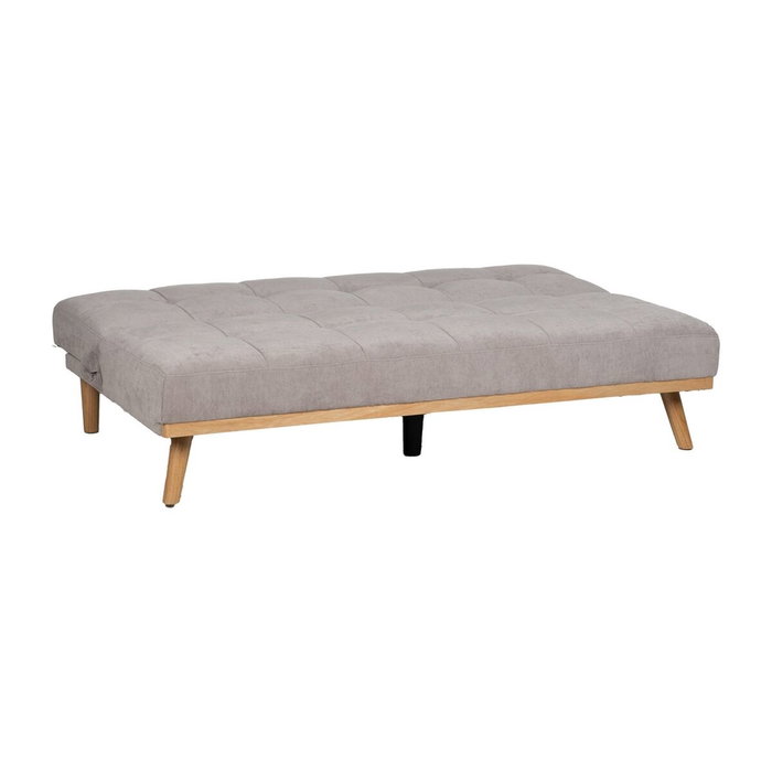 Ixia Sofá-cama Gris en Chenilla con Estructura de Madera Ixia Sofá-cama Gris en Chenilla con Estructura de Madera