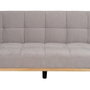 Ixia Sofá-cama Gris en Chenilla con Estructura de Madera