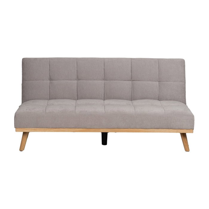 Ixia Sofá-cama Gris en Chenilla con Estructura de Madera Ixia Sofá-cama Gris en Chenilla con Estructura de Madera
