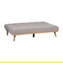 Sofá-Cama Gris Metal-Madera Salón 178 X 94 X 86 cm