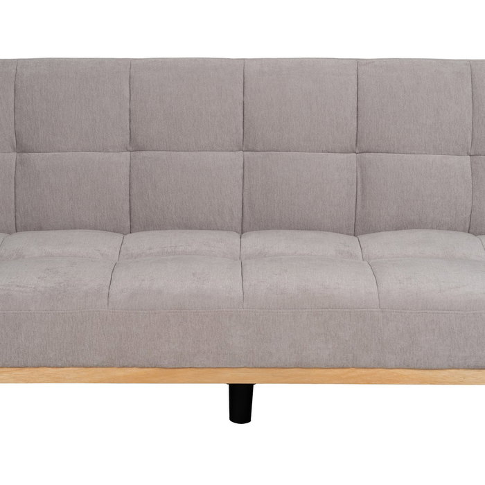 Sofá-Cama Gris Metal-Madera Salón 178 X 94 X 86 cm