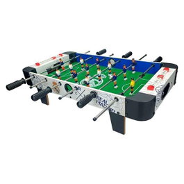 Reig Futbolín Real Madrid con 3 Barras 70X59X23 Cm