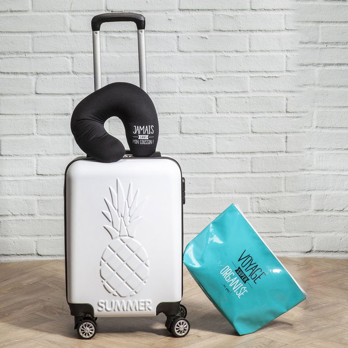 Jet Lag Cojín Cervical Microperlas Jet Lag Colores Surtidos, Turquesa, Negro, Azul, Fucsia, Medidas 25x25x8cm